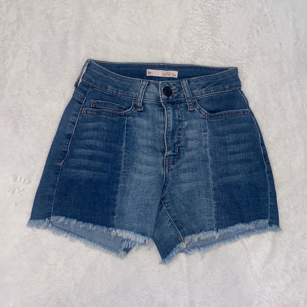 So jean shorts frayed at the ends
